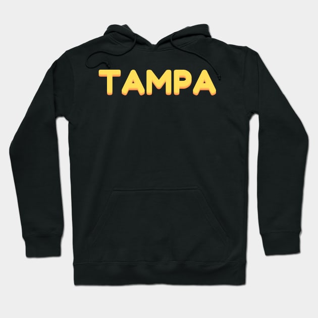 Tampa Sunset Hoodie by Toad House Pixels